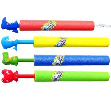 Imagem de 4 Pistolas de Água Animais Marinhos Infantil Tubo macarrão de Água Arm