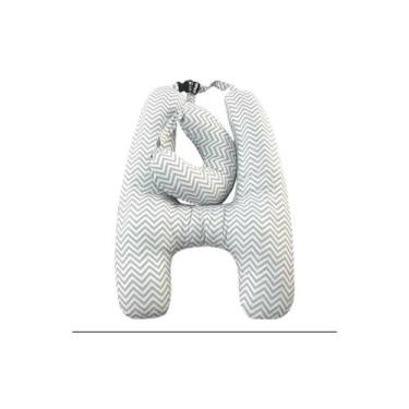 Imagem de Almofada Em Forma H Adulto E Infantil Com Apoio Para Pescoço De Dormir