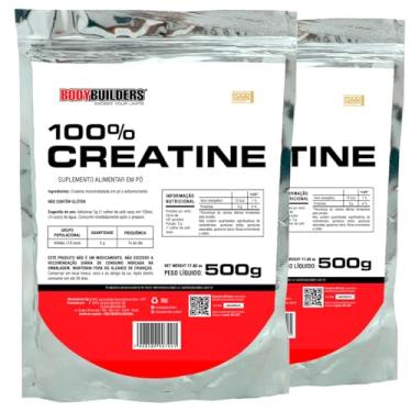 Imagem de Kit 2x Creatina 100% Pura 500g - Bodybuilders