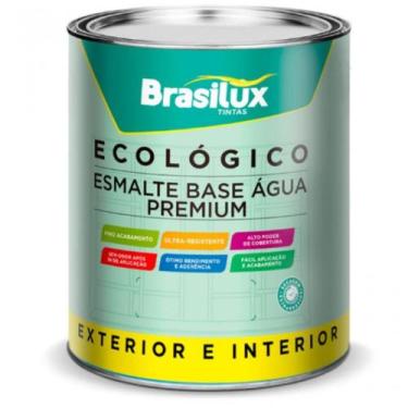 Imagem de Esmalte Sintetico Base Agua Sem cheiro madeira e Metal 900ml - brasilu