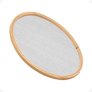 Imagem de Kit 6PC Peneira de Café 75cm Malha 4 Fio 22 Aro Madeira Amarrada Fuzil