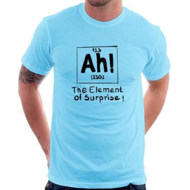 Imagem de Camiseta AH The element of surprise - Foca na Moda, Azul bebê, G