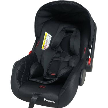 Imagem de Cadeirinha para Carro Bebe Conforto Passear Baby Aconchego Preto
