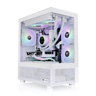 Imagem de Gabinete Thermaltake View 170 TG ARGB Snow MidTower Vidro Temperado C/3 Fans ARGB Branco