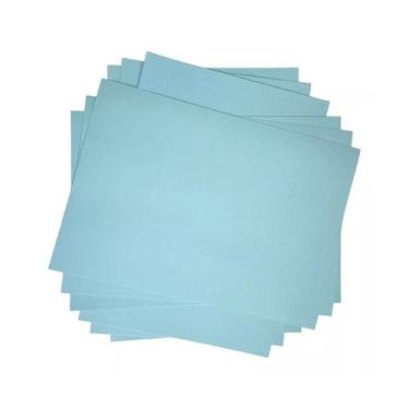 Imagem de 100 Folhas Papel Tipo Color Plus Colorido Na Massa 180g A4 C Cor Azul 