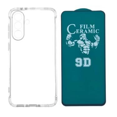 Imagem de Capinha Capa Anti Impacto Choque + Pelicula de Ceramica 9d Protecao de Tela Compatível com Samsung Galaxy A56