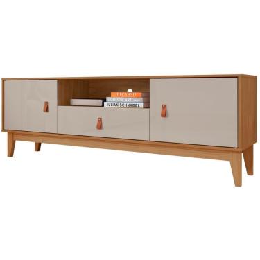 Imagem de Rack Para Sala 160 Cm 011096 Cedro Off White Dcasa Cedro Off White