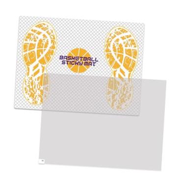 Imagem de Deevoka Folhas de substituição da de tapete pegajoso de basquete com tacos de atendimento de de aderência TATS de piso de piso para ginásio, 30 Tapete Pegajoso