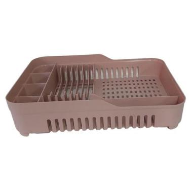 Imagem de Escorredor de parede c/porta pratos/copos/talheres - Micromax