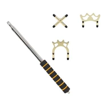Imagem de Vaveren Billiards retráteis Cue Stick Bridge Handle Confortável Handle Prático Snooker Cue REST para O Clube Game Indoor Party, com 3 Cabeças de Ponte