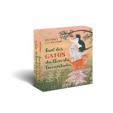 Imagem de Tarô dos gatos da floresta encantada - caixa com livro + 78 cartas - P