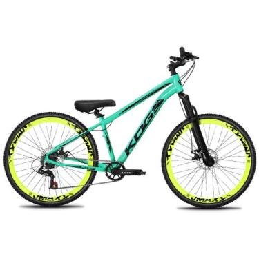 Imagem de Bicicleta Aro 29 KOG 1X7 Tipo Freeride Viking Hupi Gios, Verde tiffany