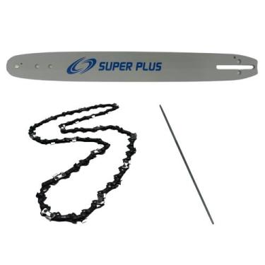 Imagem de Sabre Saibro Para Motosserra Husqvarna 125 + Corrente + Lima - Interte