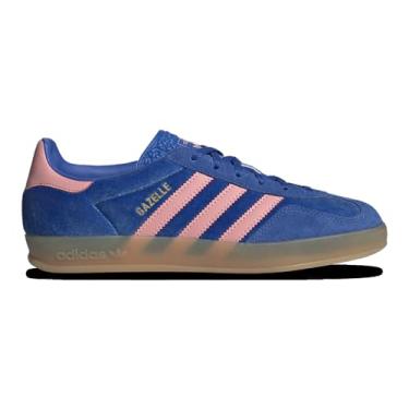 Imagem de Adidas Originals Gazelle Tênis feminino para uso interno, Rosa/azul, 8.5