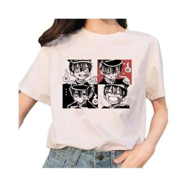 Imagem de Camiseta Feminina Harajuku Ullzang Hanako-Kun - Estampa Gráfica Anos 9