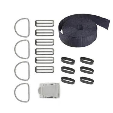 Imagem de Kit Harness Para Colete Asa Fun Dive - Arreio Completo - Mergulho Técn