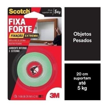 Imagem de Fita Fixa Forte Fixação Extrema 24mm X 2m Scotch 3m A Melhor