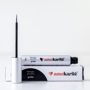Imagem de Amokarité Delineador para olhos Preto 10g, Preto