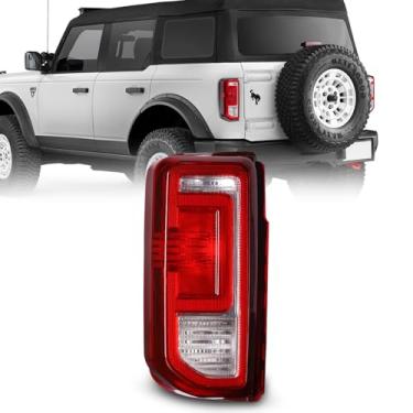 Imagem de LONGDING Luz traseira do lado do motorista compatível com Ford Bronco 2021-2025 OE modelo de halogênio estilo fábrica (sem lâmpada)