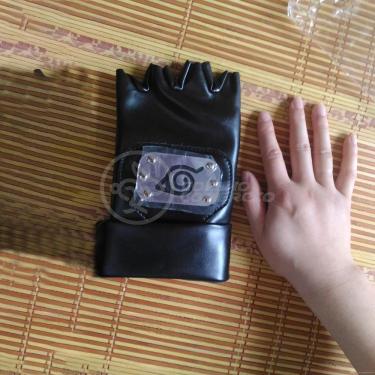 Imagem de Luvas De Couro Kakashi Hatake Sensei Ninja Que Copia Naruto