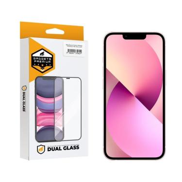Imagem de Película Dual Glass Para Iphone 13 - Preto - Gshield