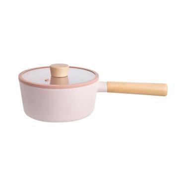 Imagem de Fika - Panela 18cm/1,6l - Indução, Neoflam, Cor Rosa, Alumínio Injetado Com Revestiment...
