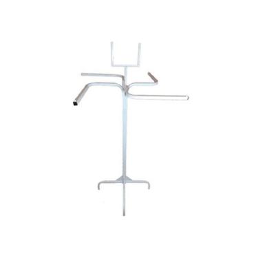 Imagem de Arara Em Metalon Quadrada C- Porta Preço Branco