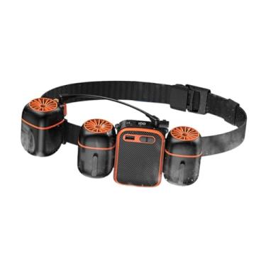 Imagem de Ｂｅｓｇａ Ventilador de cintura portátil, ventilador de refrigeração recarregável, baixo ruído, presente, refrigerador de cintura com cinto para escritório, B