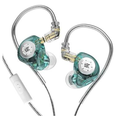 Imagem de Fone De Ouvido Profissional EDX Pro Sem Mic Intra-auricular, Driver Dinâmico Magnético Composto de 10mm, Cabo Substituível, Original - Perfeito para Cantores (Ciano)