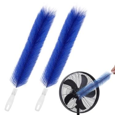 Imagem de Escova de limpeza de ventilador, espanador de teia de aranha ventiladores dobráveis espanador cabeça de microfibra escova de teto reutilizável removedor de poeira escovas de limpeza de ventilador de