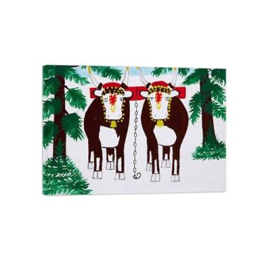 Imagem de Animais Pinturas Famosas Arte Parede-Fotos Lona para Sala de Estar-Bois-Pôster e Imprimir Decoração 50x70cm20x27in Tela Embrulhada