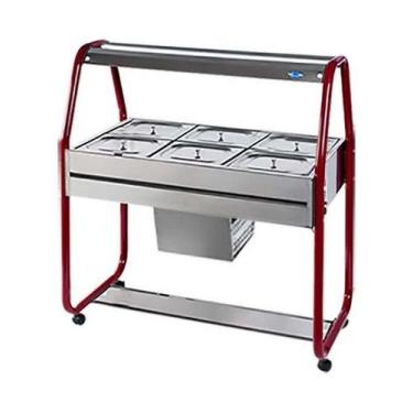 Imagem de Self Service 6 Cubas Montado Linha Tradicional Refrigerado SR 06 Ibet,
