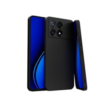 Imagem de Capa Capinha Case Aveludada Preta Para Xiaomi Poco X6 Pro - LXL