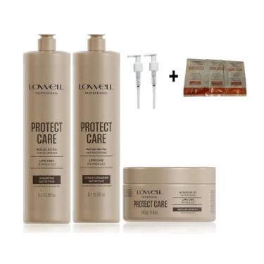 Imagem de Kit Protect Care Nutrição Profunda Sh + Cond 1l + Más Lowell