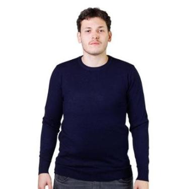 Imagem de Suéter Tricôt Masculino Broken Rules 590200 Marinho-Masculino