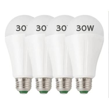 Imagem de Kit C 4 Lampada Emergencia Luz Led Bivolt Recarregável - Altomex