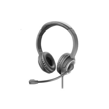 Imagem de Headset Com Fio Hf600 Conexão P3 E Usb Cabo De 240cm Preto - Ph427