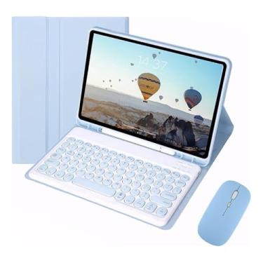 Imagem de Capa Para iPad 10ª Geração /11ª Geração 10.9pol com Teclado Redondo e Mouse