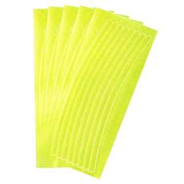 Imagem de HARFINGTON 40 peças de tiras refletivas para rodas 1 x 21 cm, adesivos refletores noturnos refletores de segurança refletores adesivos para bicicleta ao ar livre para veículos, trailers, caminhões