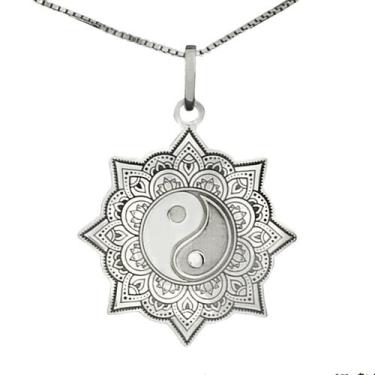 Imagem de Colar Yin Yang Coleção Espiritualidade em Prata 925 - Sam Joias