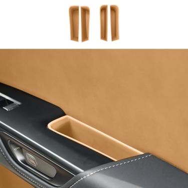 Imagem de Treesiche Bandeja organizadora de caixa de armazenamento lateral da porta frontal recipiente de apoio de braço acessórios interiores para NX 2022 2023 2024 2025 (marrom 4 peças)