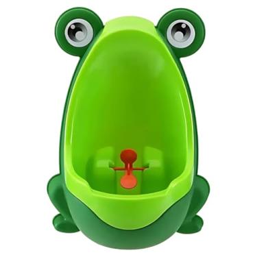 Imagem de Mictório Infantil Sapinho Verde De Parede Desfralde Menino