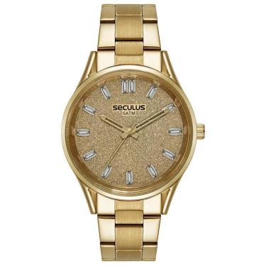 Imagem de Relógio Feminino Seculus Glitter e Cristais 44246LPSVDS1-Feminino