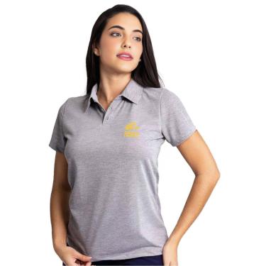 Imagem de Camisa Gola Polo Estampa Cavalo Crioulo Piquet Feminina Feminino-Feminino
