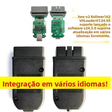 Imagem de VAG Hex V2 OBD2 Scanner 23.3 22.10 VW Audi Skoda Ferramenta De Diagnós