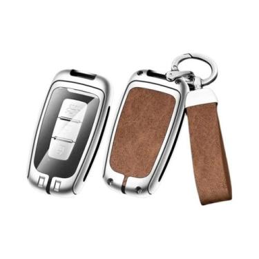 Imagem de Hyundai KIA Car Metal Key Case Capa Shell Fob Para Solaris HB20 I30 Ve