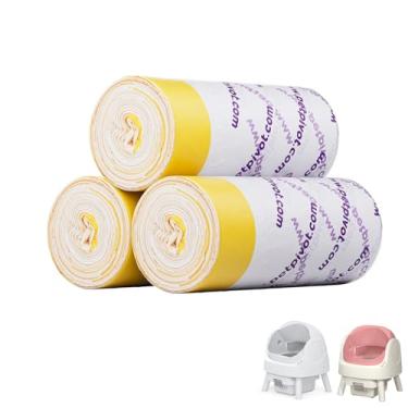 Imagem de Forro de caixa de areia para caixa de areia automática para gatos, 3 rolos de 60 peças, 50 × 29 cm