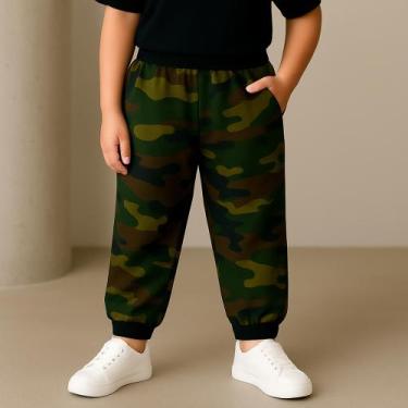 Imagem de Calça De Moletom Infantil Jogger Skinny Meninos Meninas Moletinho - RO