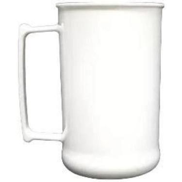 Imagem de Kit 5 Canecas De Acrílico Branca 300Ml Sem Personalização