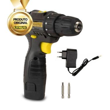 Imagem de Parafusadeira Furadeira Palito Home Bateria 12v Pfl12p Lynus